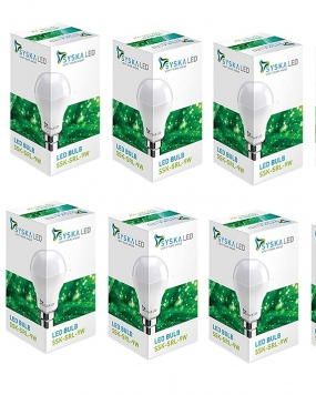SYSKA 9 Watt B22 LED Cool White Bulb,