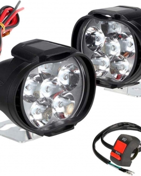 Allextreme EXL3FWS Imported 6 LED Fog Light Waterproof 