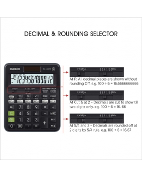 Casio MJ-120GST GST Calculator (Black)