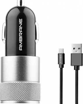  Ambrane 2.4A Dual Port Car Charger 