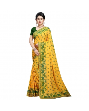 Kashvi sarees Georgette with Blouse Piece Saree 